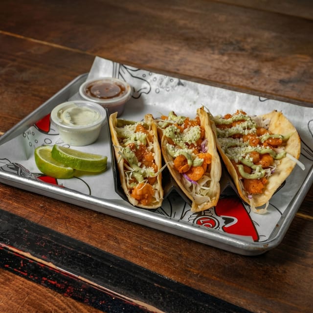 Shrimp Tacos.