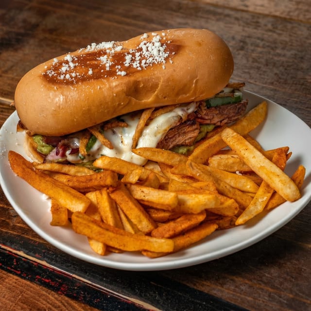 Steak Fajita PoBoy.