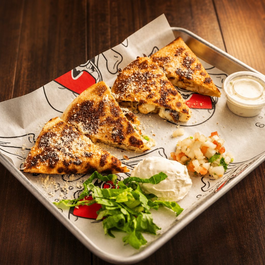 Shrimp Quesadilla.