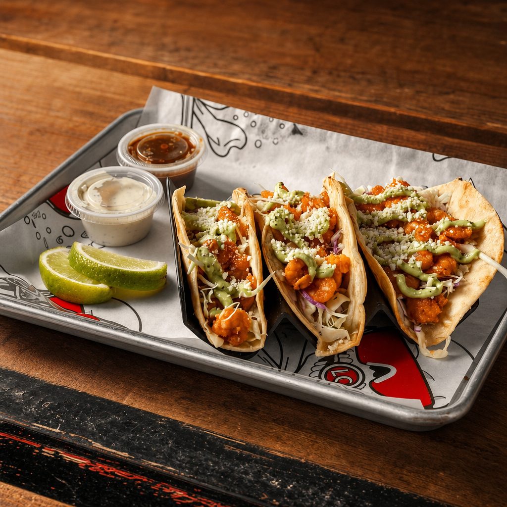 Shrimp Tacos.