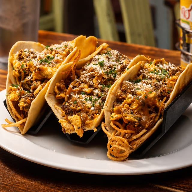 Breakfast Taco Trio.