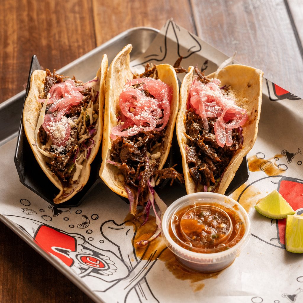 Beef Cheek Tacos.