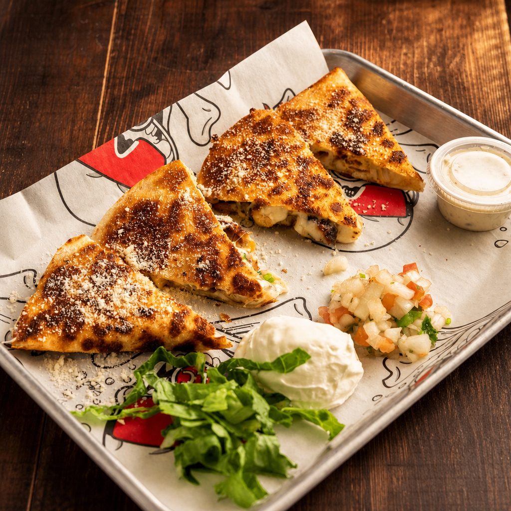 Chicken Quesadilla.