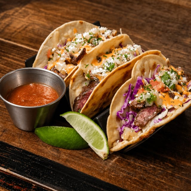 Steak Tacos.