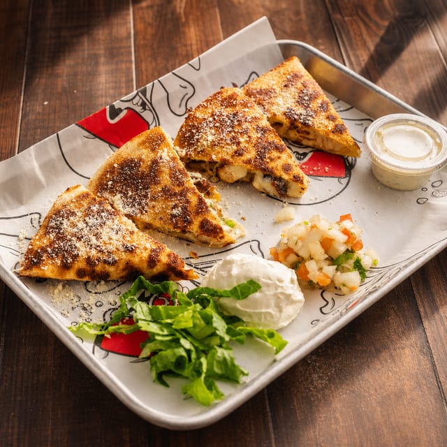 Grilled Veggie Quesadilla.