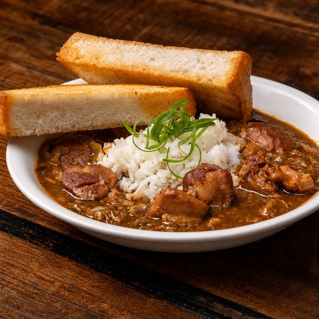 Chicken & Sausage Gumbo.