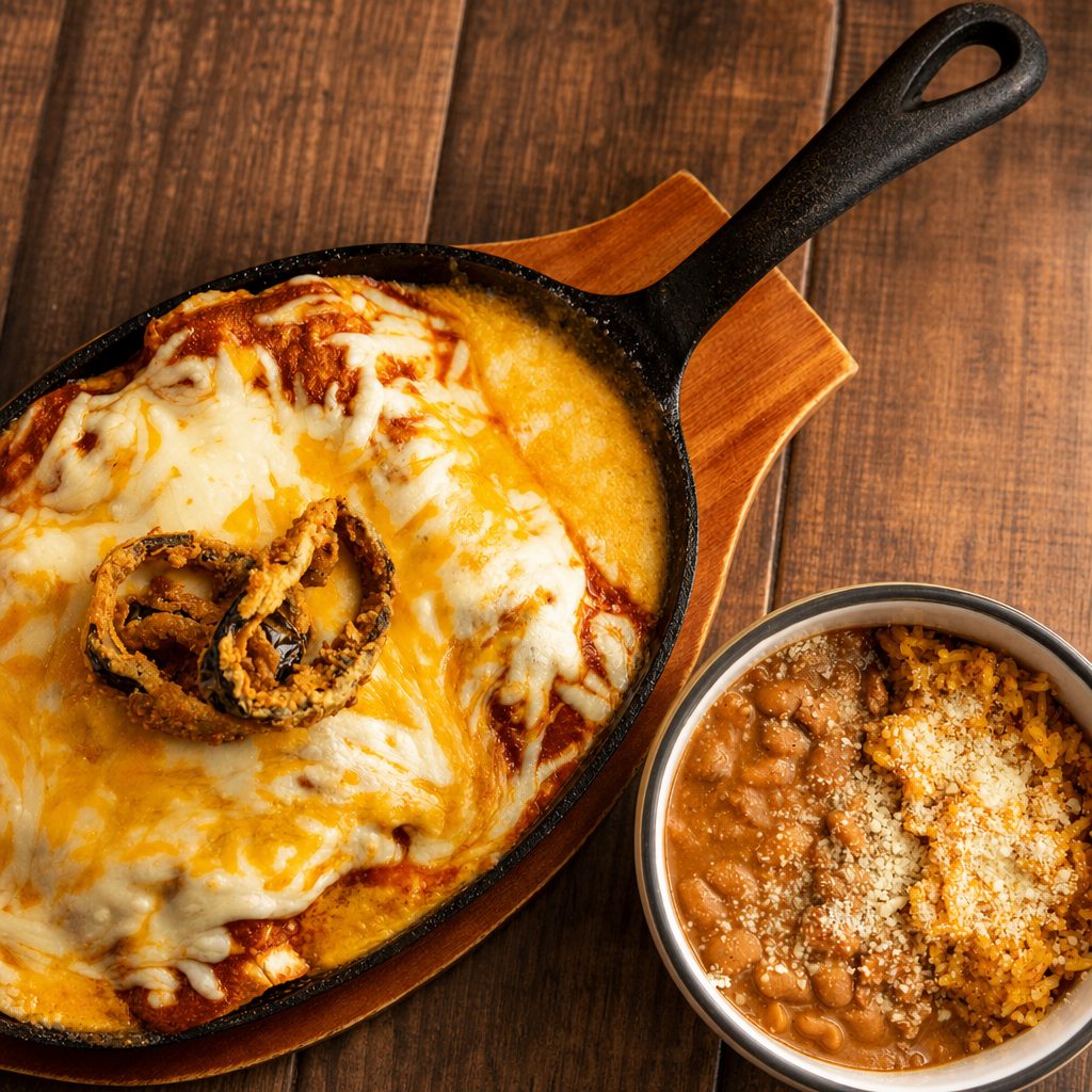 Chicken Fajita Enchiladas.
