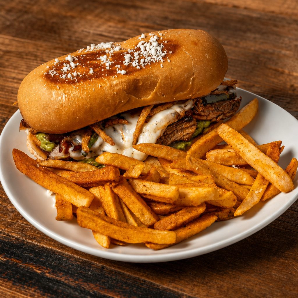Steak Fajita PoBoy.