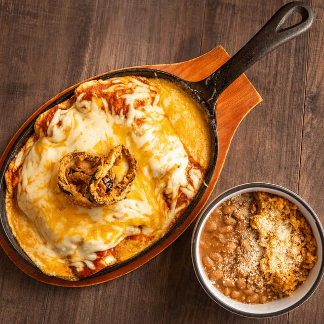 Steak Fajita Enchiladas.